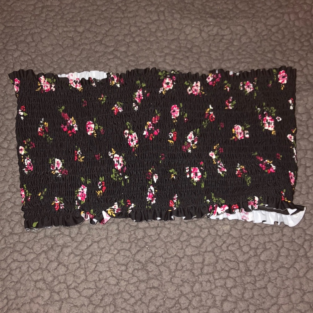 xhilaration flower swim top